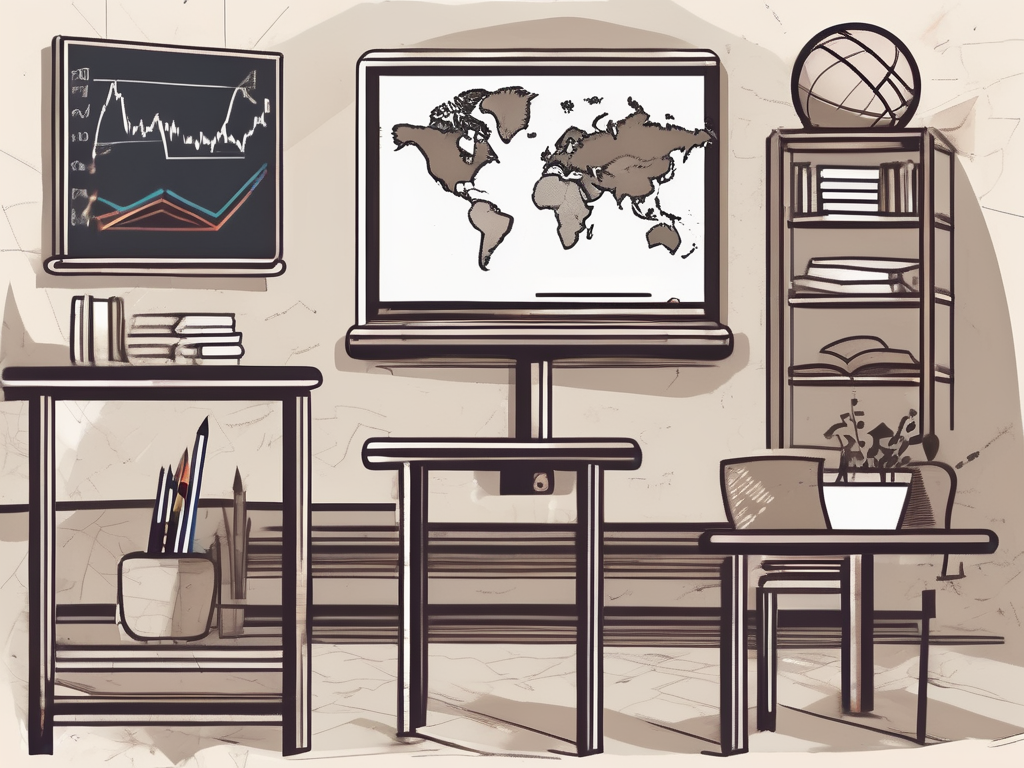 A classroom setting in thailand