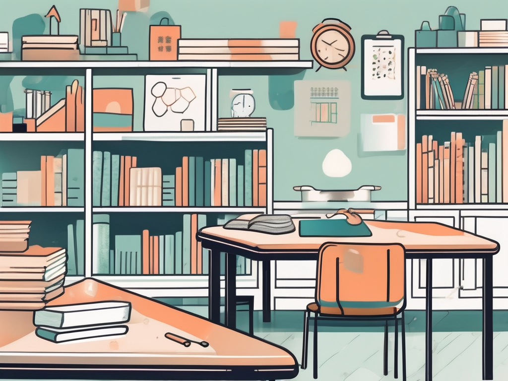 A vibrant classroom setting in hong kong