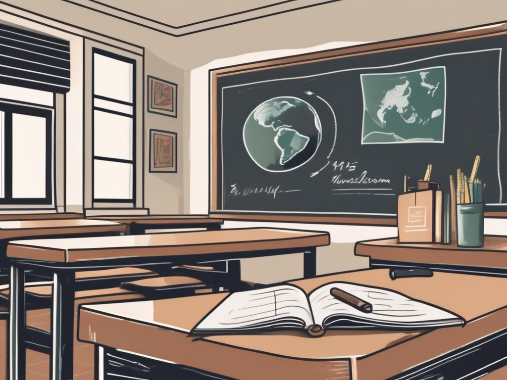 A classroom setting in thailand