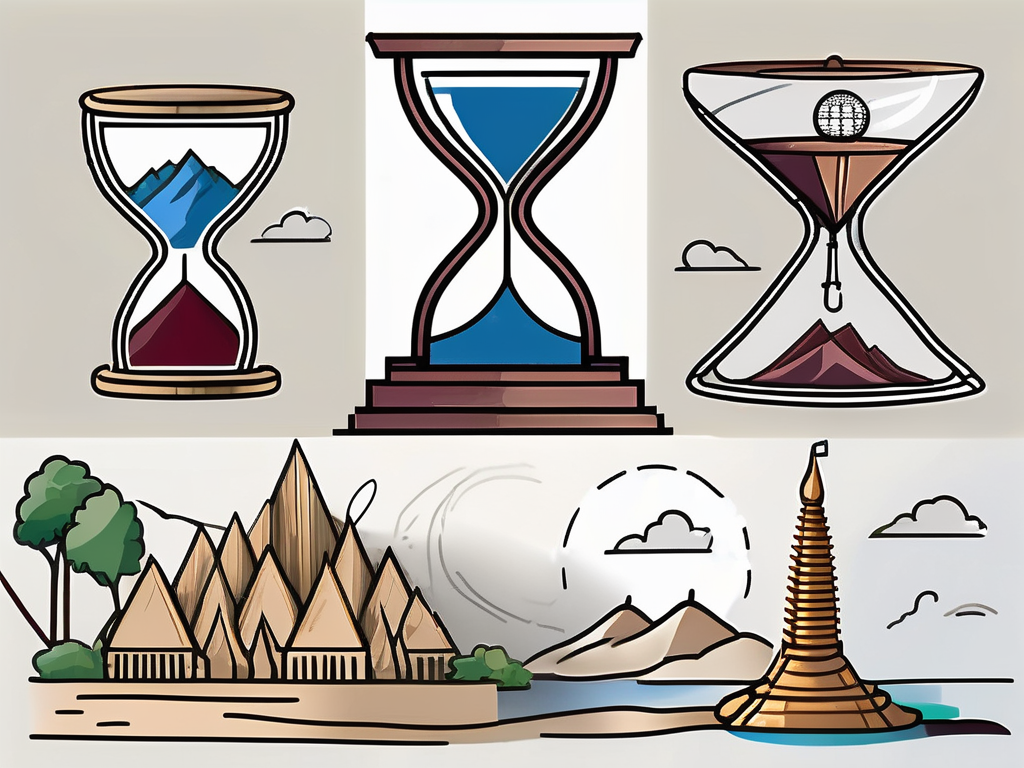 Four symbolic elements representing teaching challenges in thailand and qatar