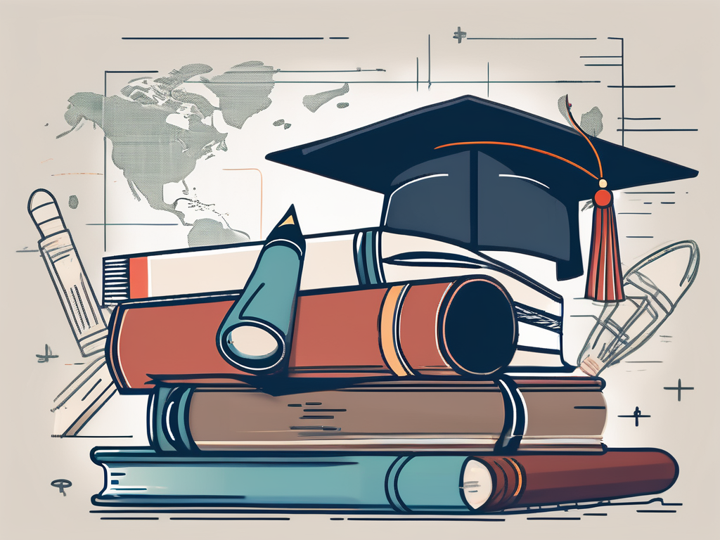 A classroom setting with diverse educational tools representing hong kong and the philippines