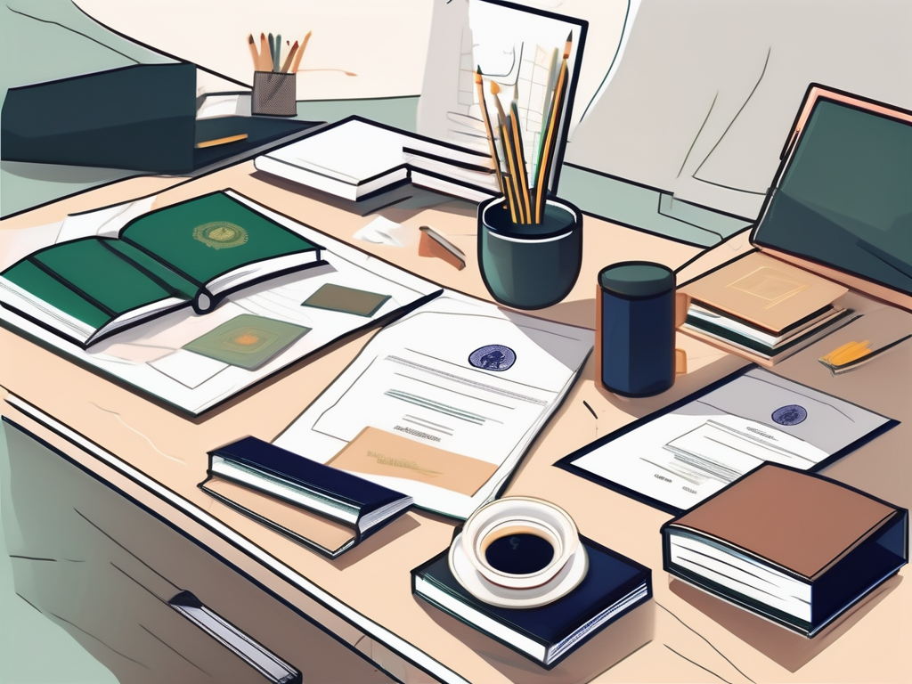 A classroom setting with thai cultural elements