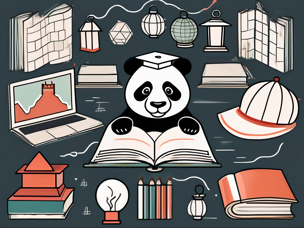 A classroom setting with a chalkboard