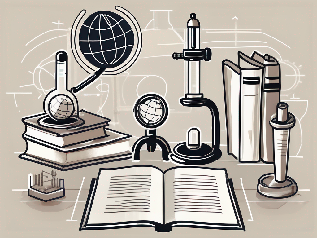 A sunny classroom setting with various educational tools like books