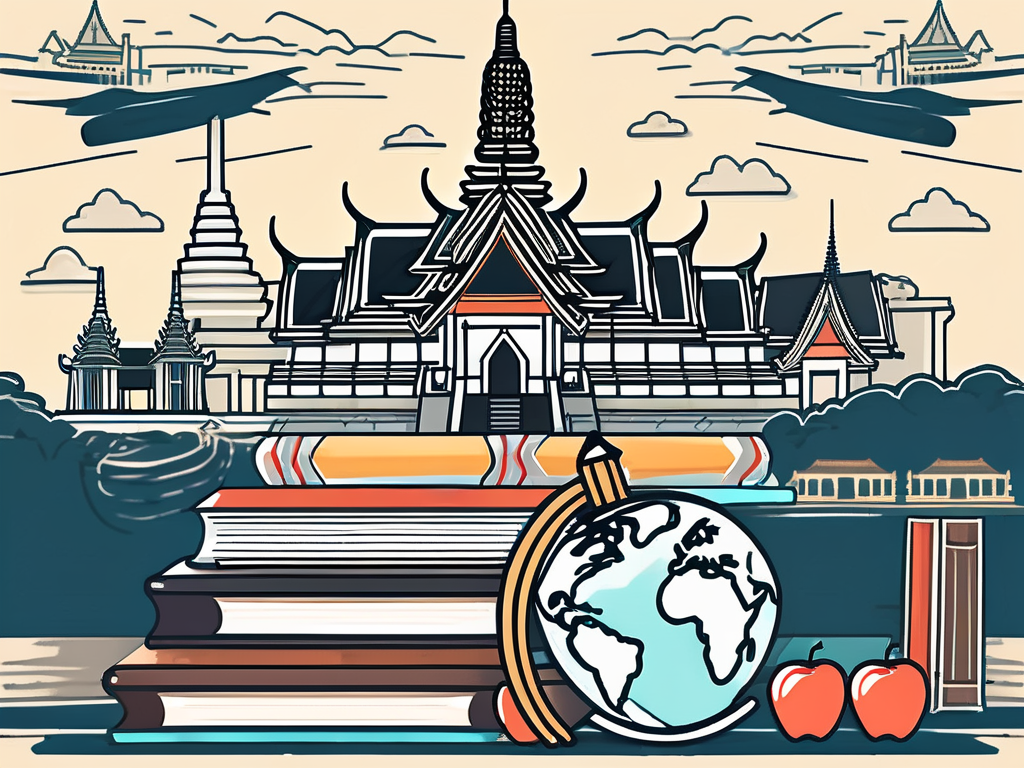 A diverse collection of educational tools such as books