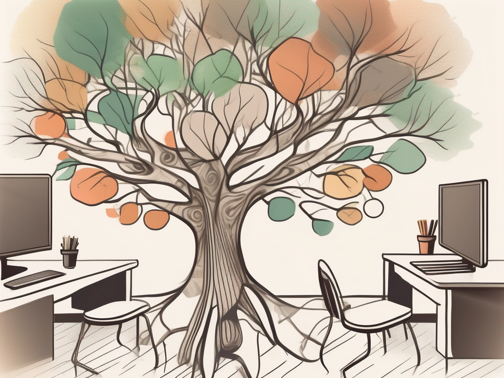 A classroom setting with diverse educational tools and resources