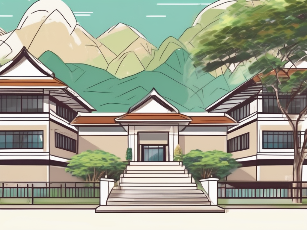 An international school building in thailand