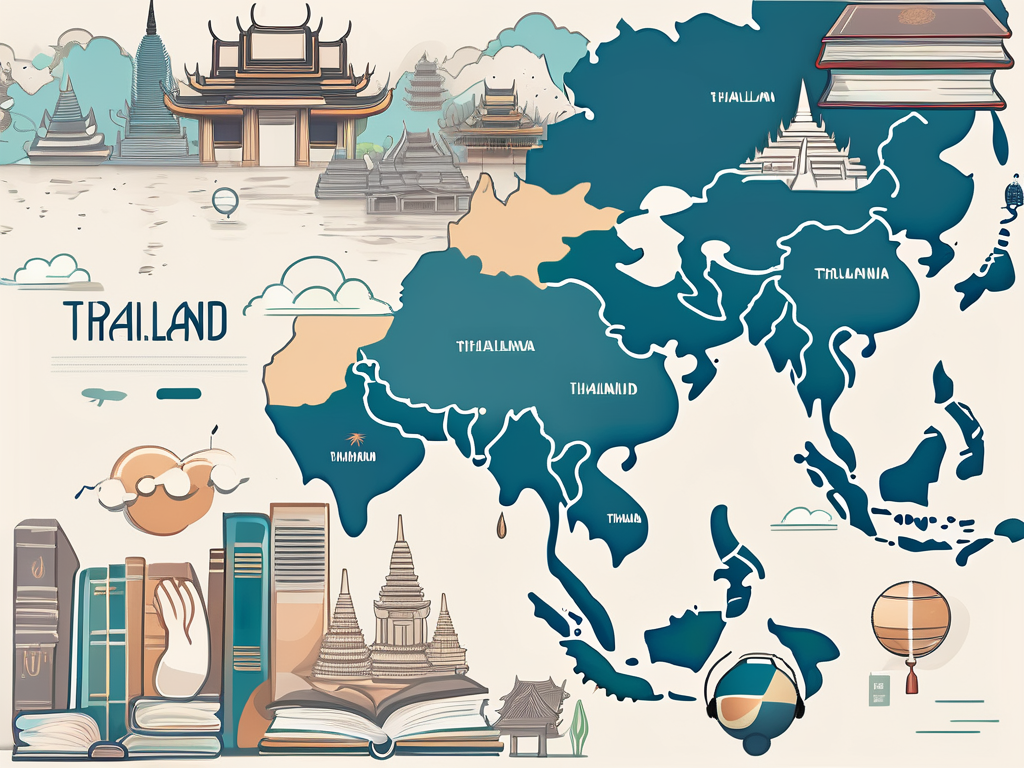 A diverse array of symbolic language icons