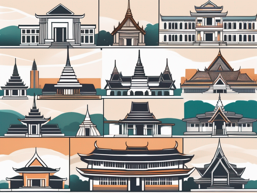 Six different school buildings