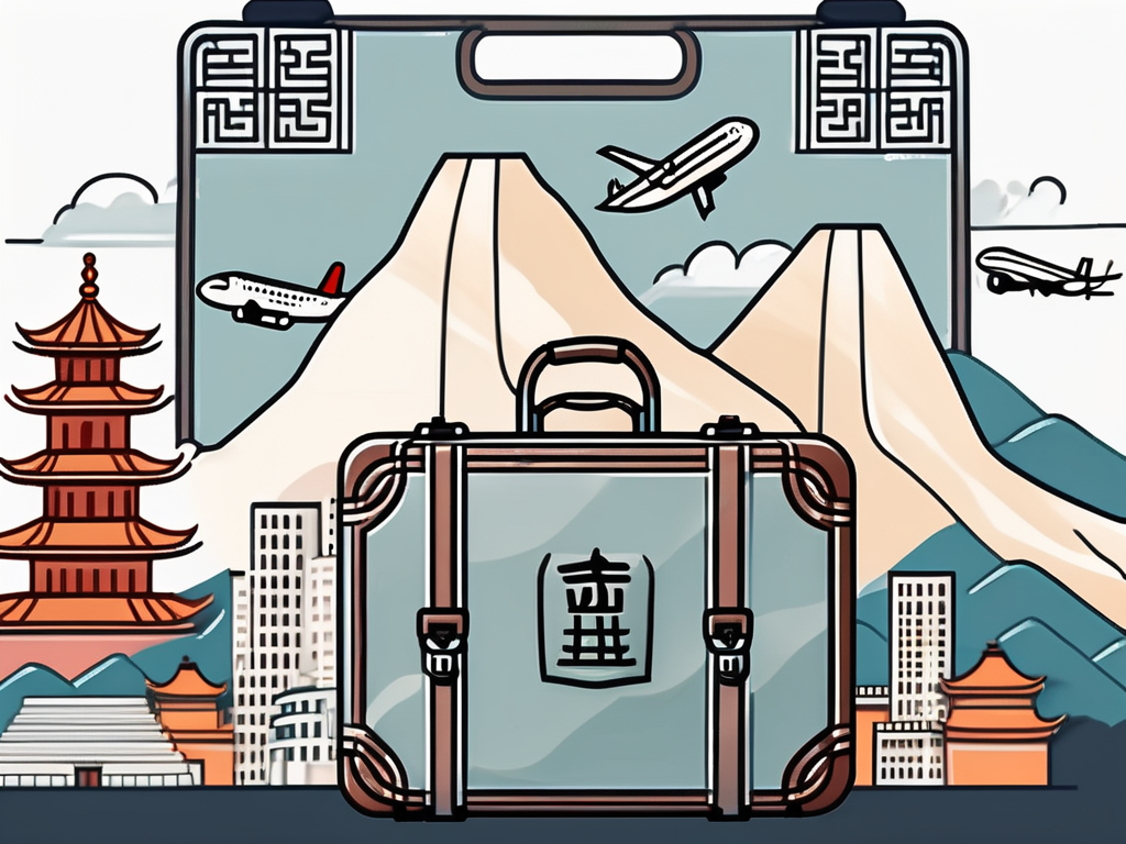 A suitcase filled with teaching materials