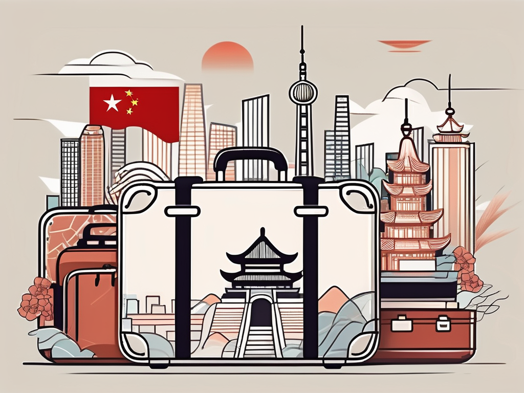 A suitcase filled with teaching materials