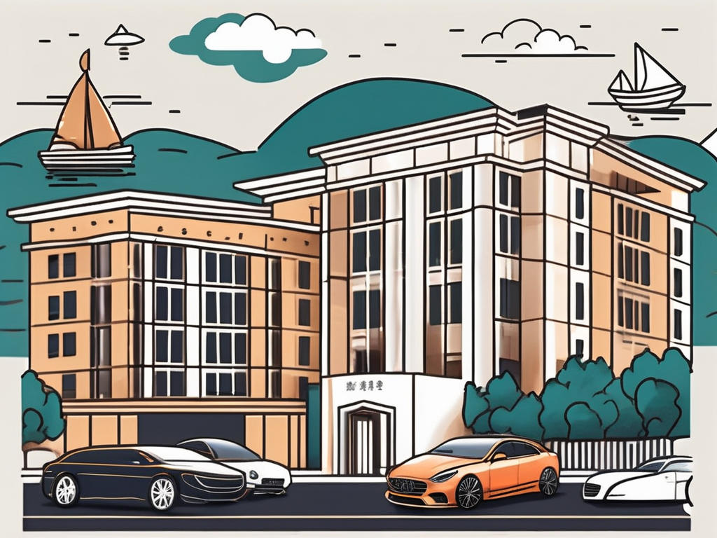 A diverse array of international school buildings in hong kong