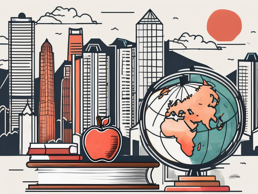 A diverse array of teaching tools such as globe