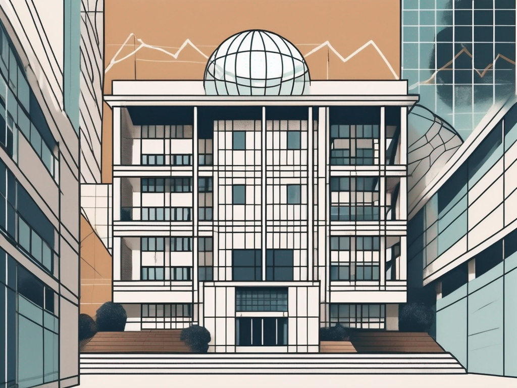 An international school building in hong kong with symbols of various tax forms