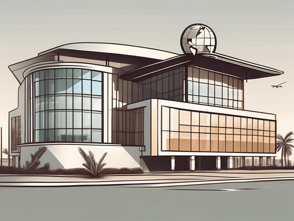 A modern international school building in dubai