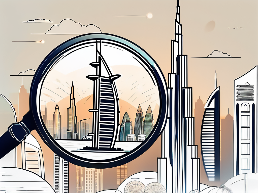 A contract with a magnifying glass highlighting key points