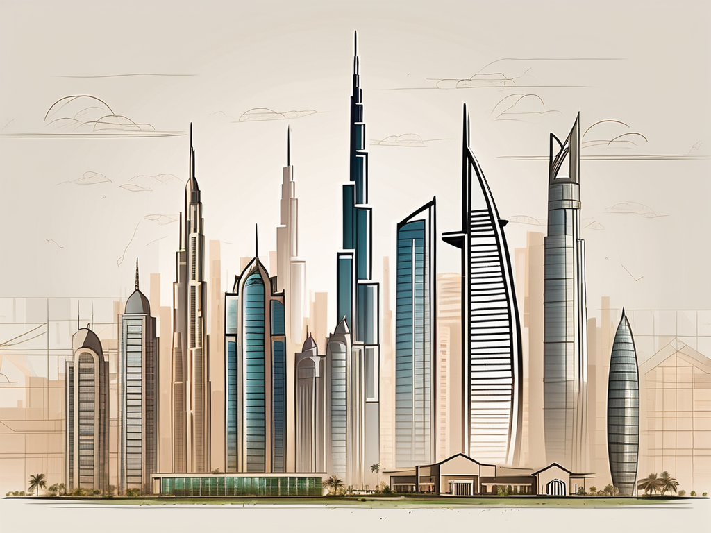 Five different school buildings