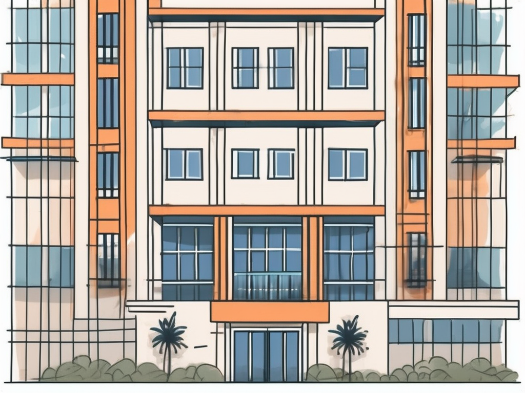 A diverse range of international school buildings in dubai