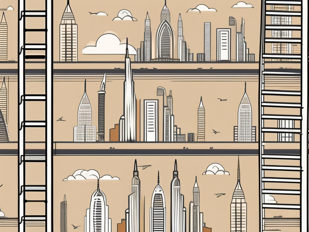 A ladder symbolizing career progression