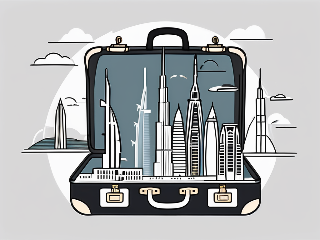 A suitcase open with neatly arranged teaching materials