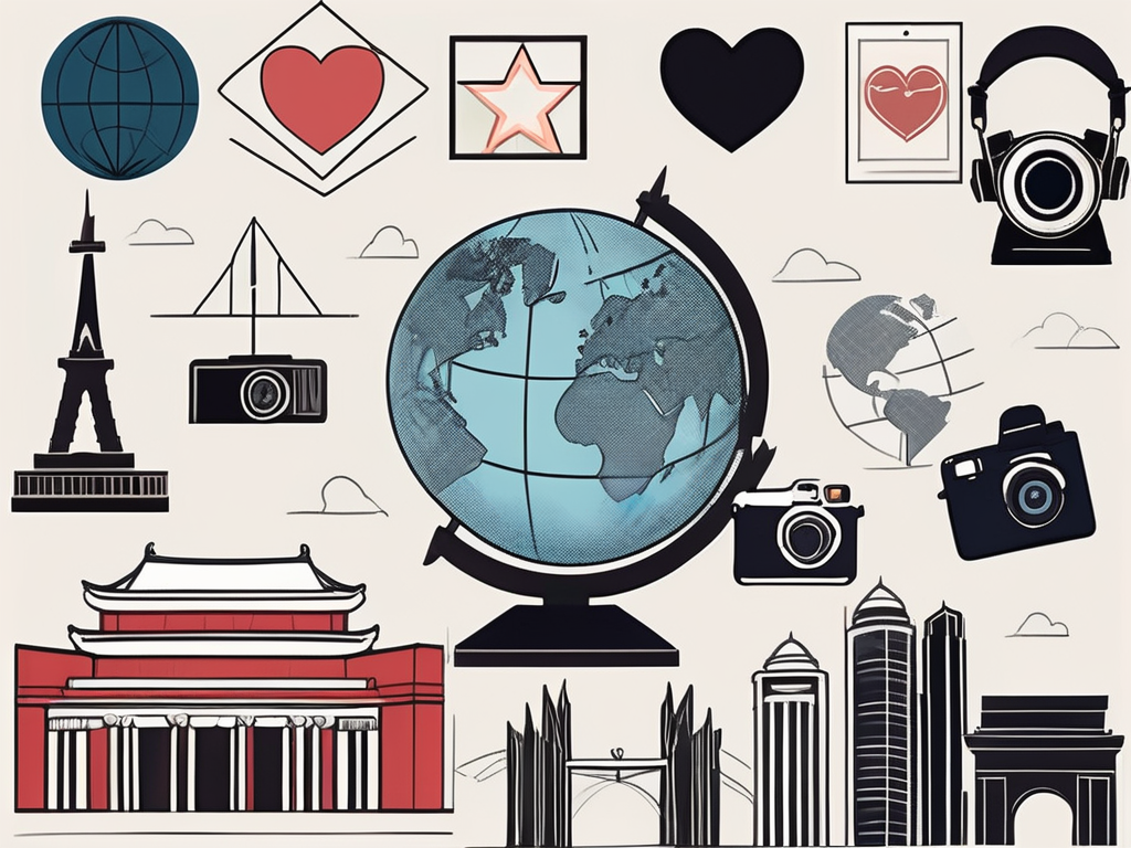 A collage featuring iconic singapore landmarks