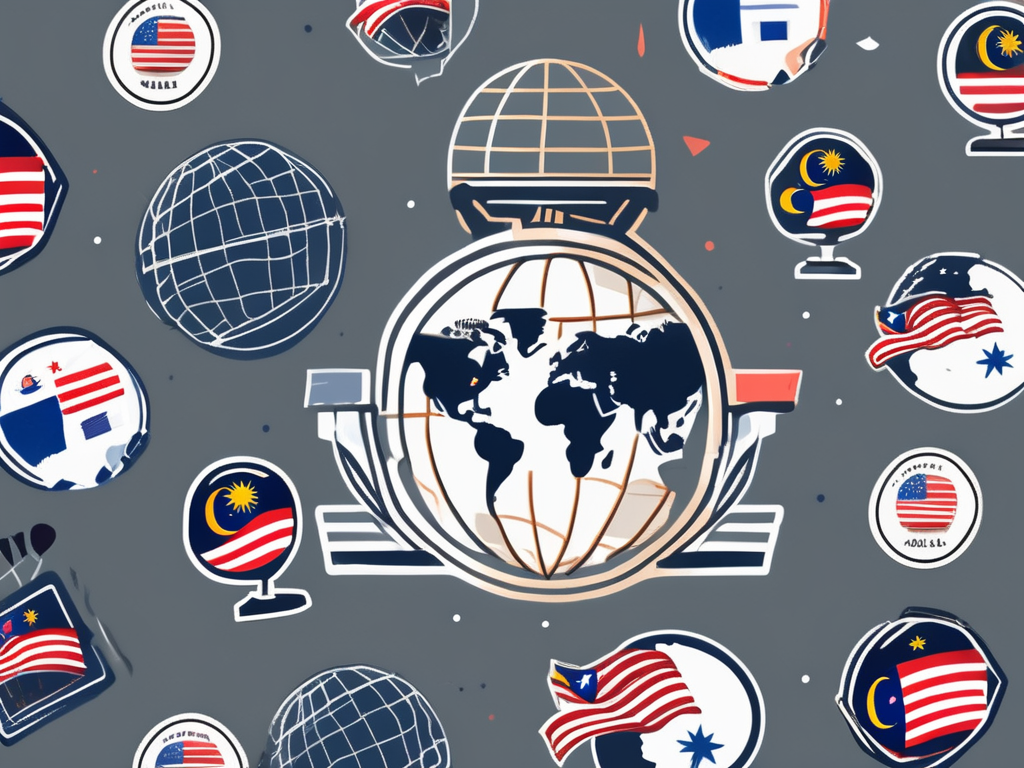 A diverse array of conference badges