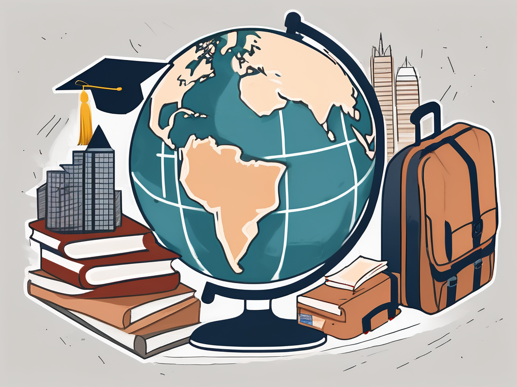 A globe with malaysia highlighted