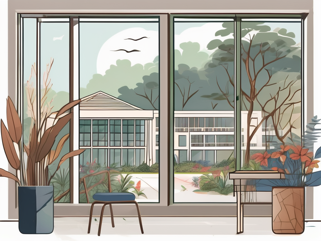 An international school building in malaysia surrounded by native flora and fauna