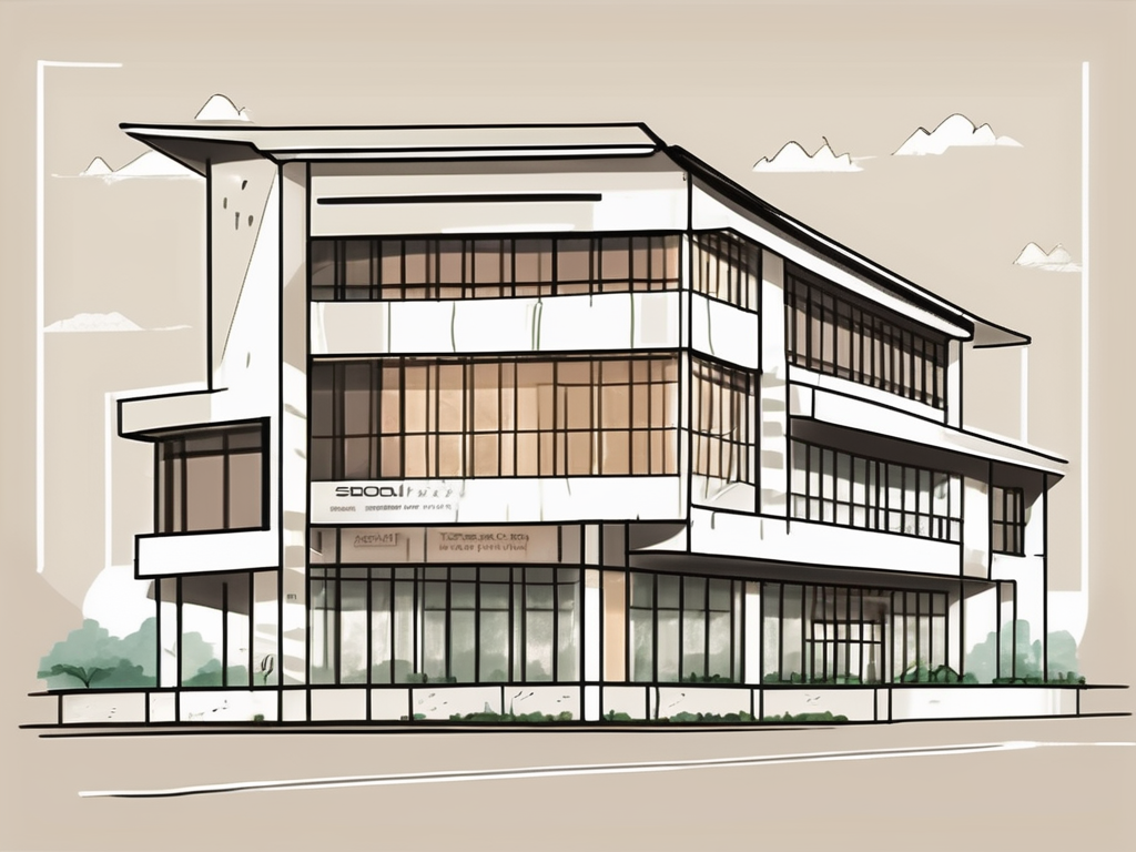 Various international school buildings in malaysia with a satisfaction meter or scale on the side