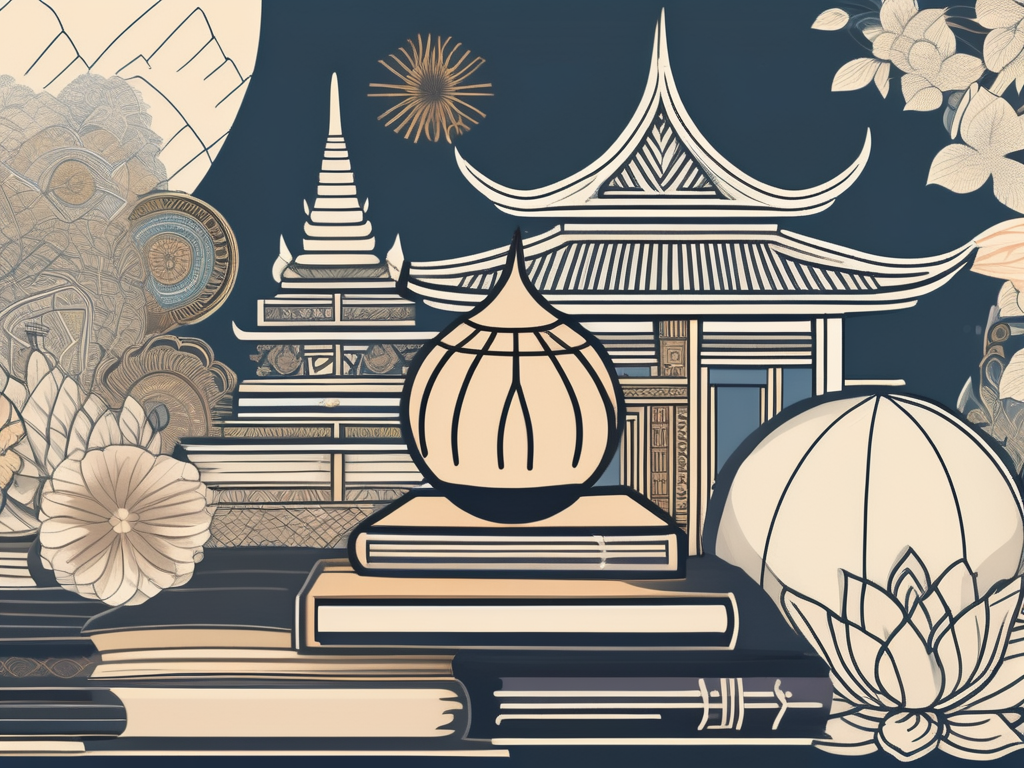 Various cultural symbols from thailand