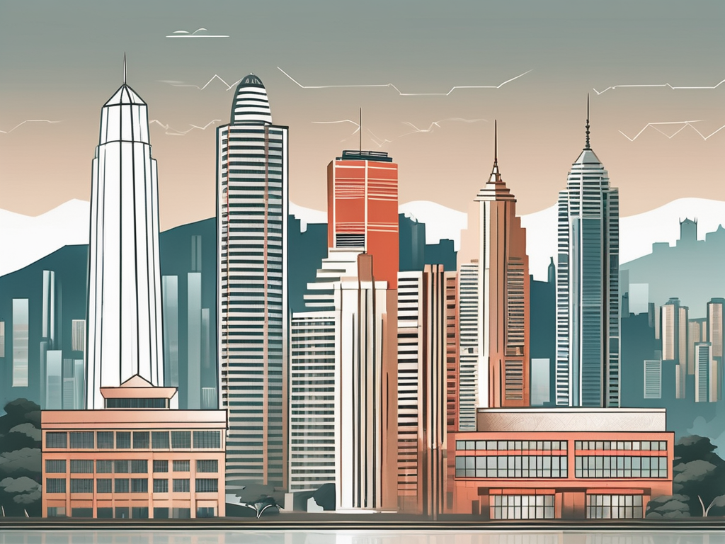 Five distinct school buildings