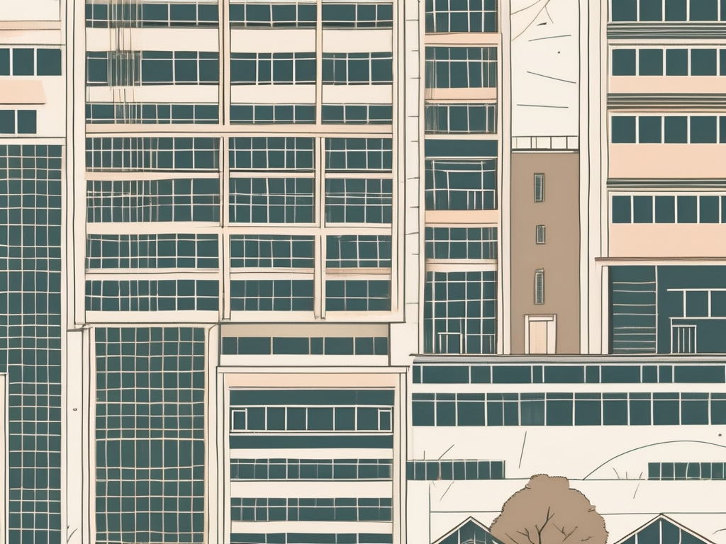 Five different school buildings