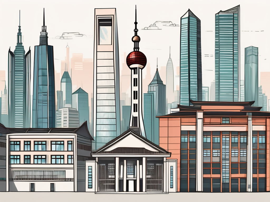 Five different school buildings