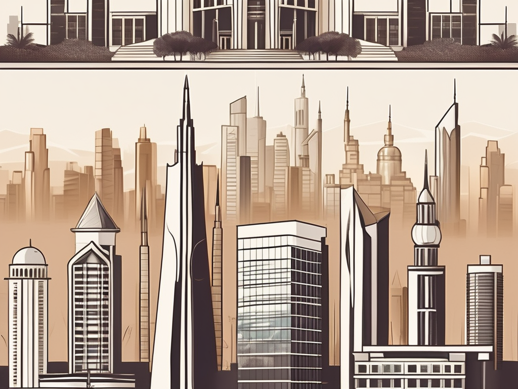 Five different school buildings