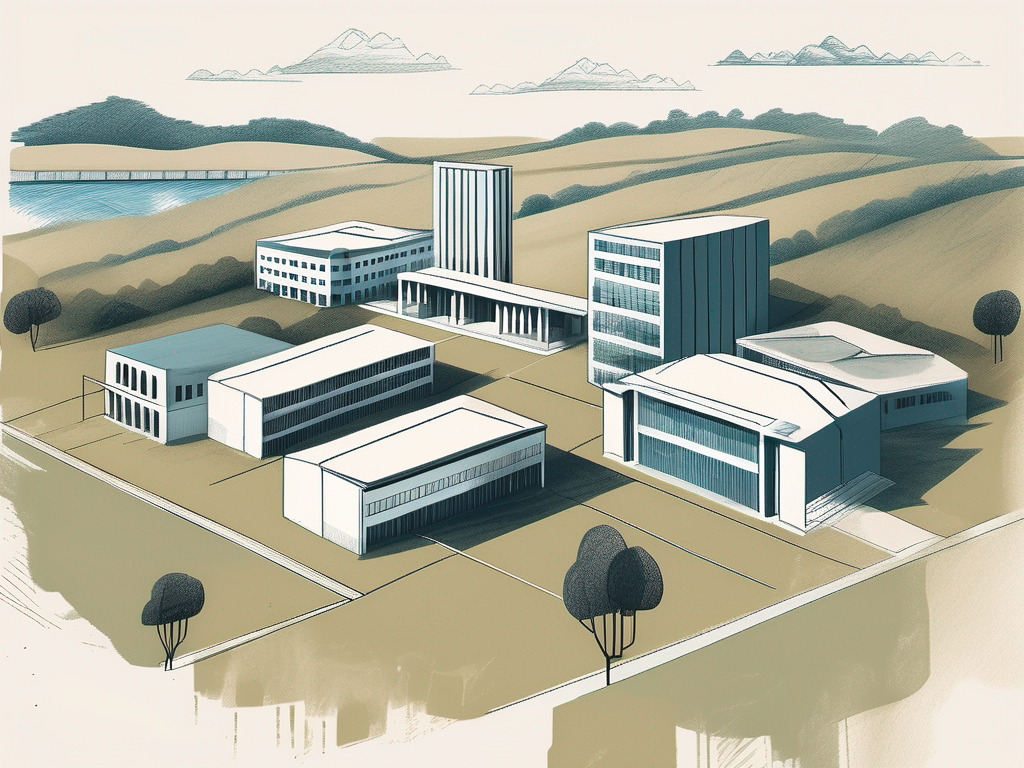 Five different school buildings