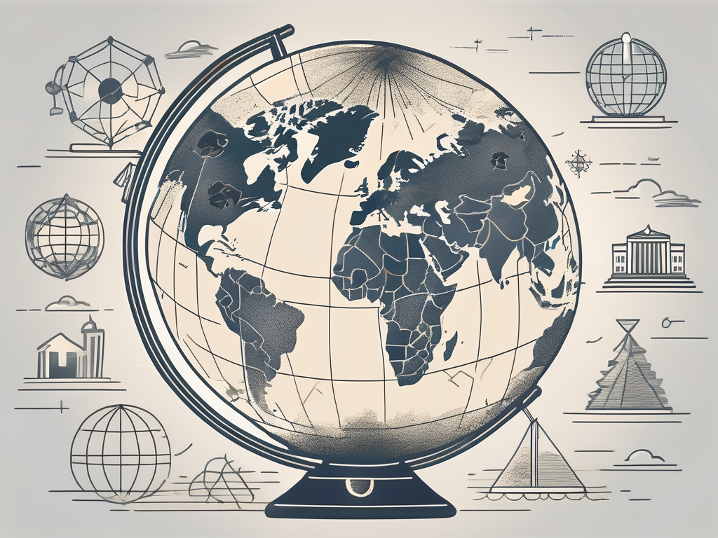 A globe with bulgaria highlighted