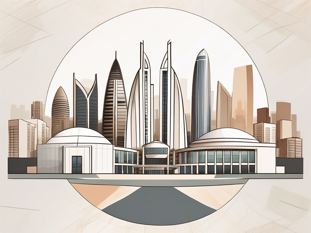 Eight distinct school buildings