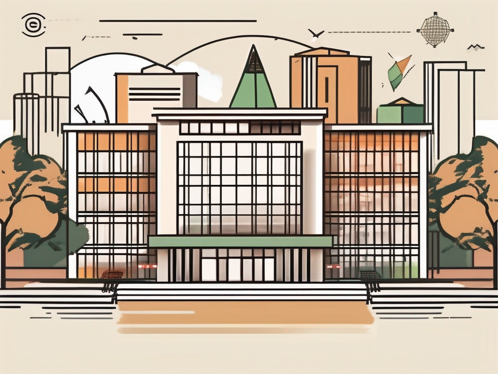 A variety of international school buildings in bangladesh