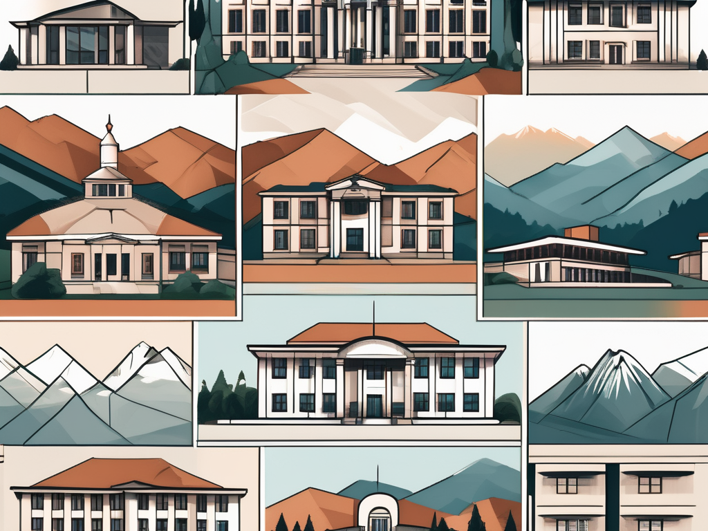 Six different school buildings