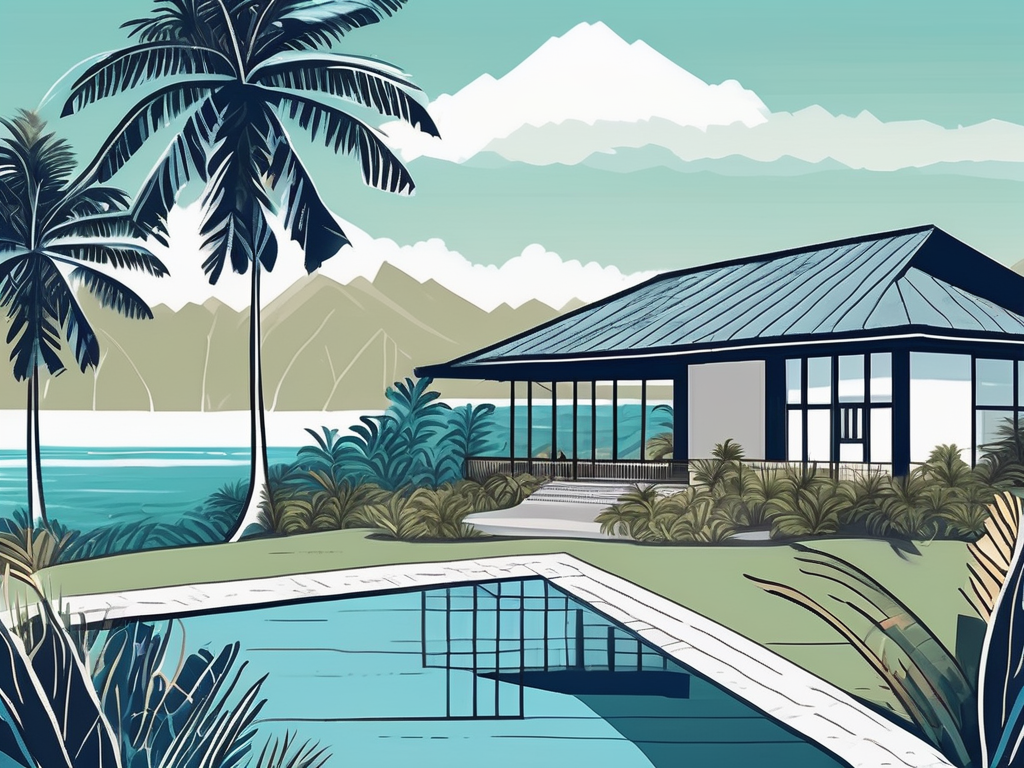 A picturesque international school campus in fiji