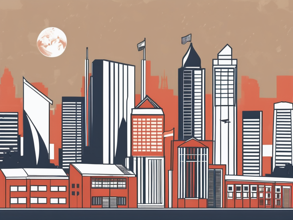 Eight distinct school buildings