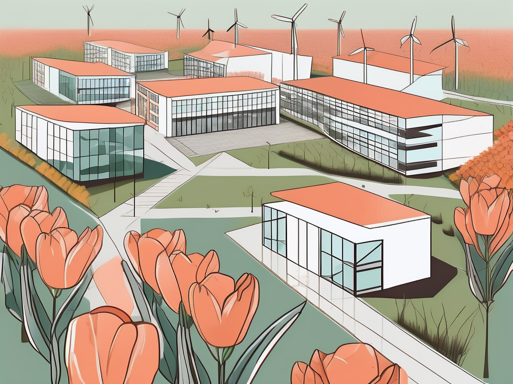 A collection of international school buildings in the netherlands