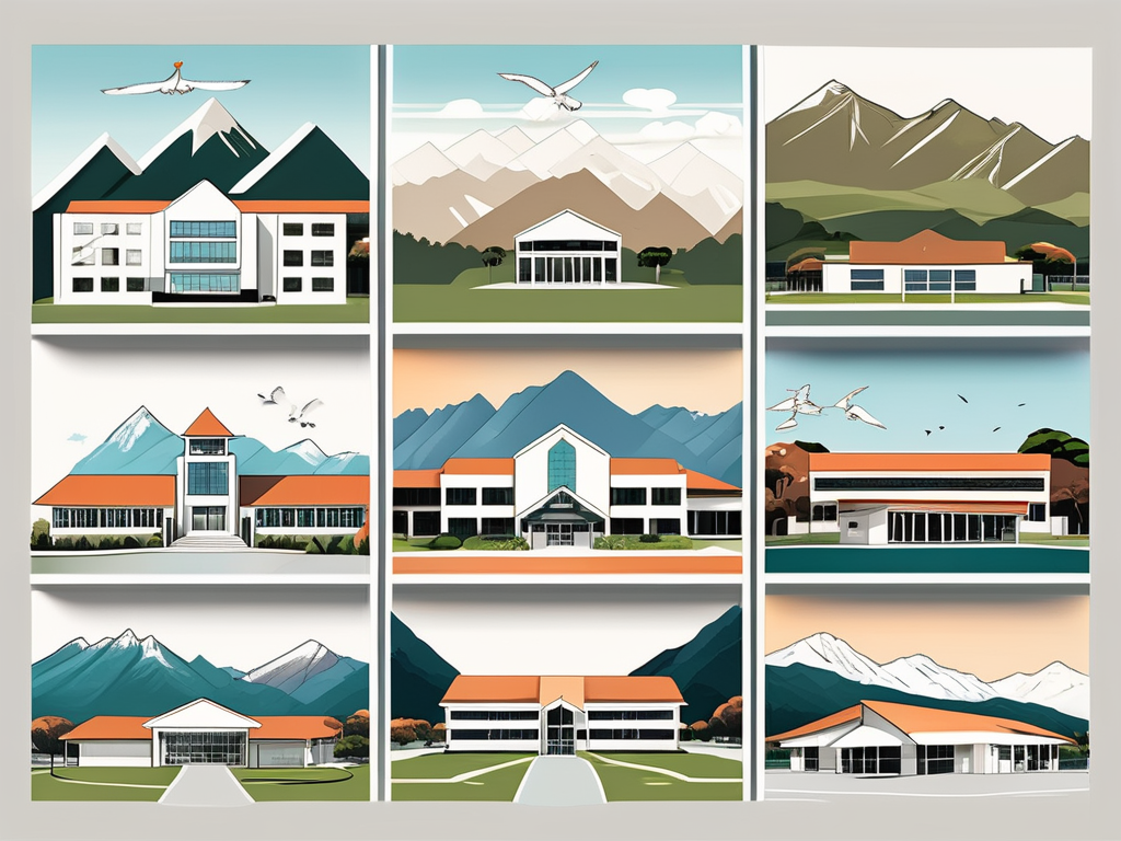 A diverse collection of international school buildings in new zealand