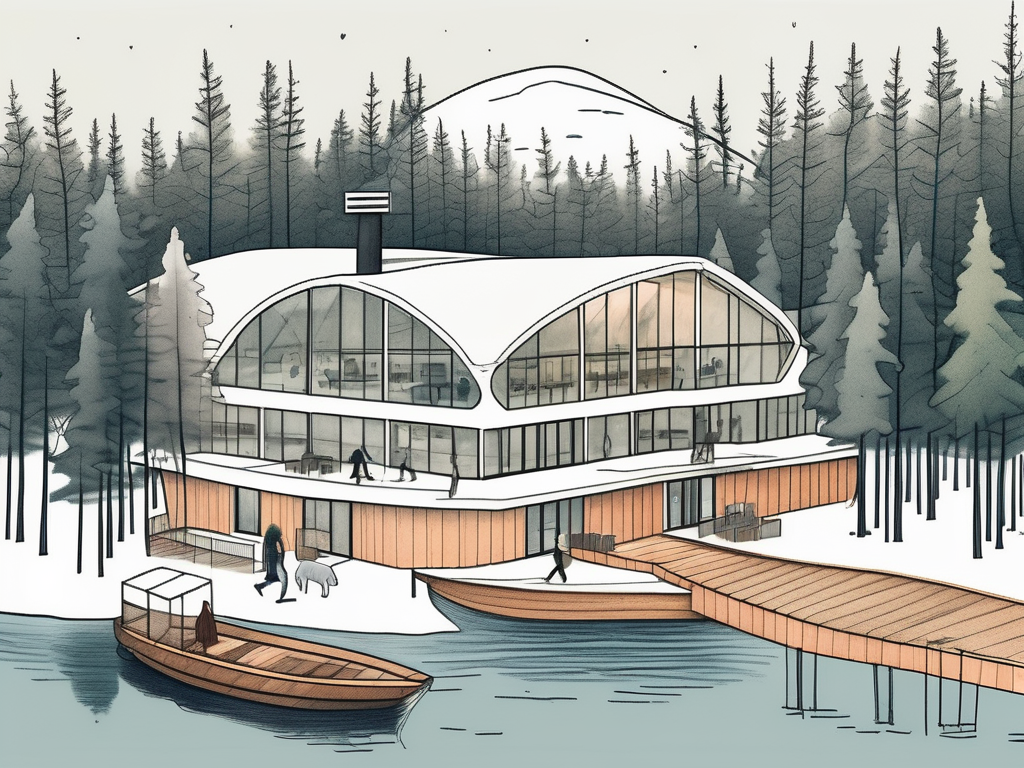 A diverse assortment of international school buildings in sweden