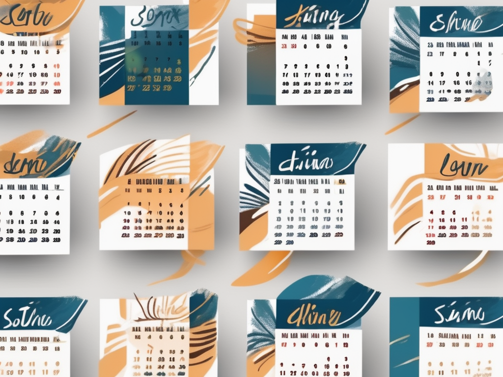 A few international schools in sri lanka surrounded by calendar pages blowing in the wind