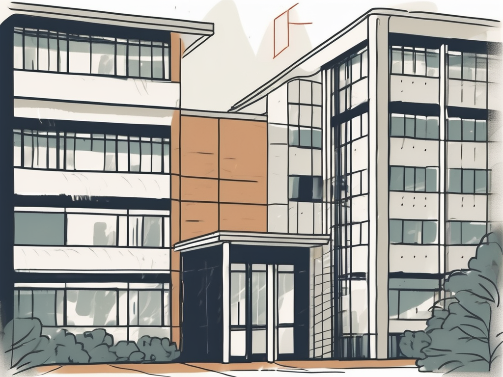 A variety of international school buildings in tokyo with a calendar and a clock