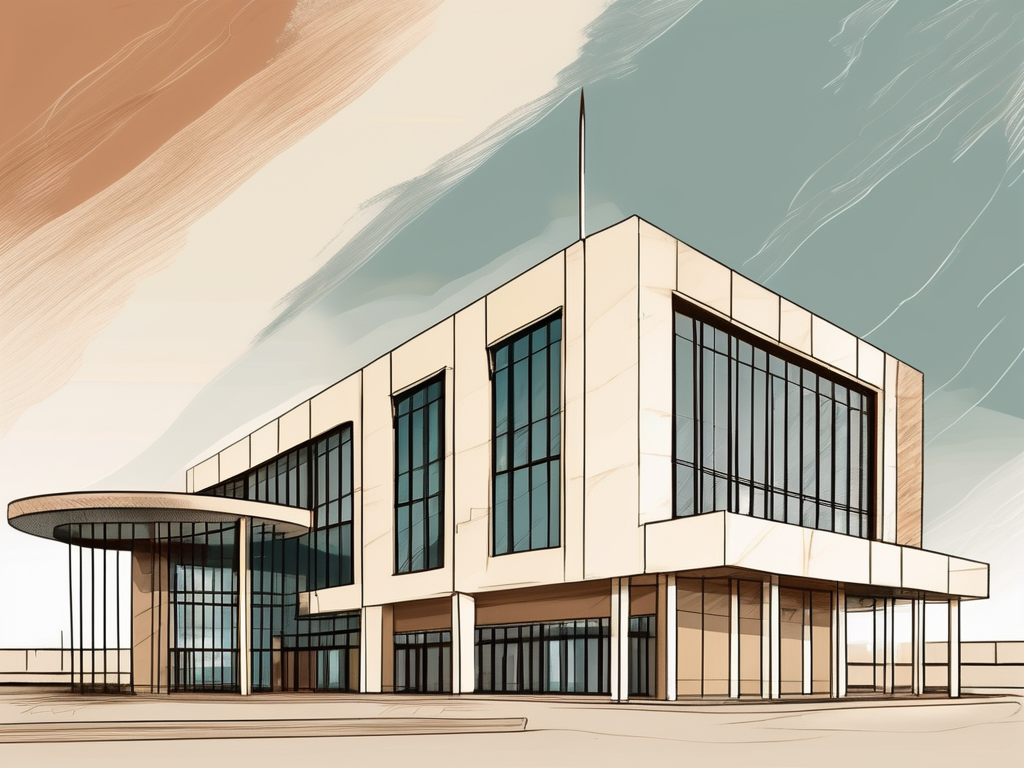 An international school building in kuwait