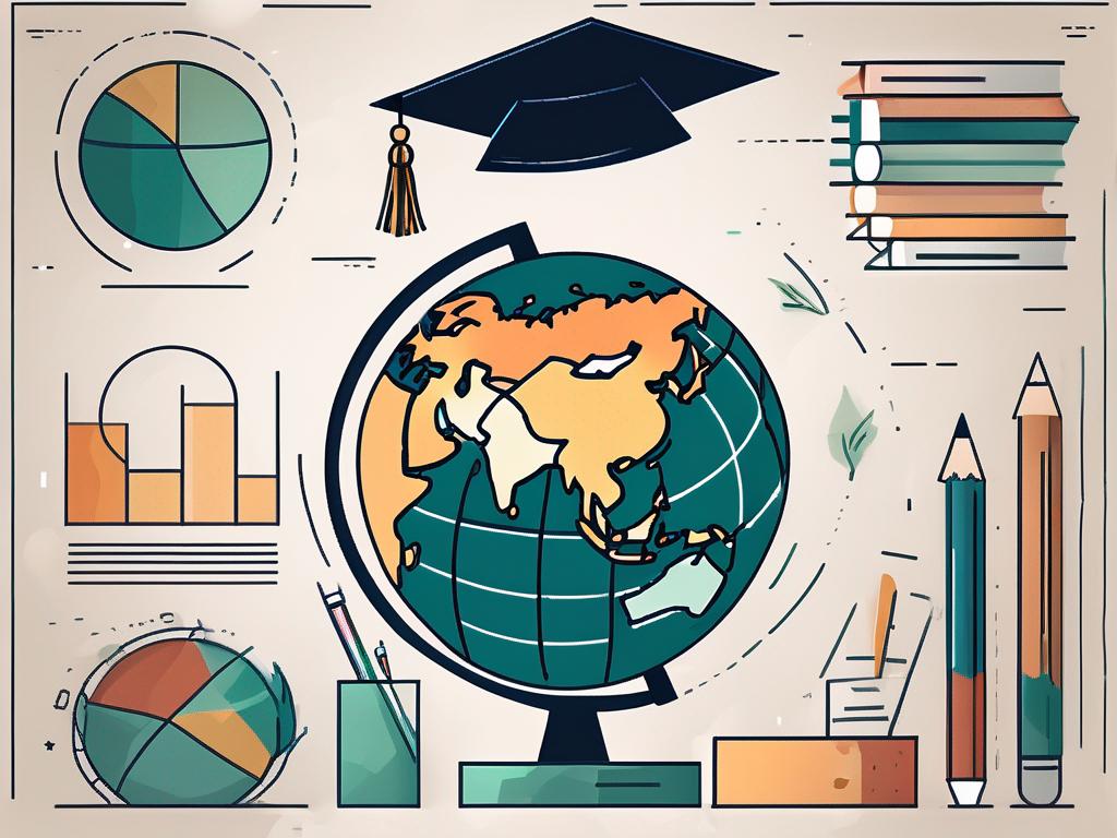 A classroom setting with diverse educational tools and resources