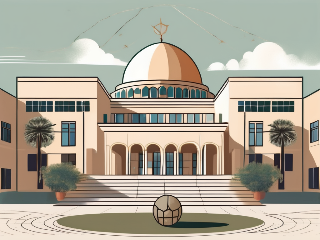 An international school building in morocco