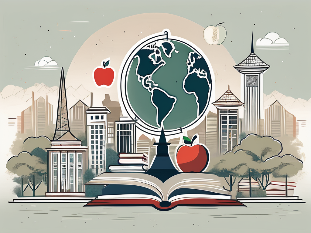 A classic hanoi cityscape with notable landmarks